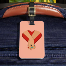 Etiqueta de bagagem de viagem