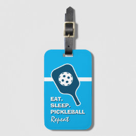 Etiqueta de bagagem de viagem de panela de picleba