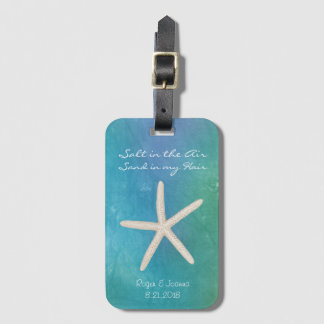 Etiqueta de Bagagem de Viagem de Praia