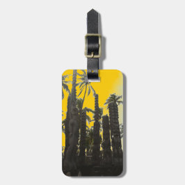 Etiqueta de bagagem de viagem do tema Hawaii