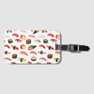 Etiqueta de bagagem de Viagem Sushi