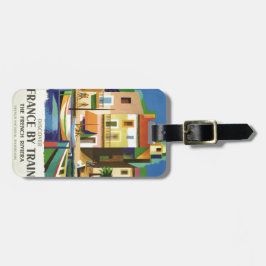 Etiqueta de bagagem de Viagens vintage da FRANÇA