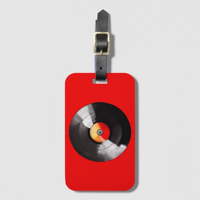 Etiqueta de Bagagem de Vinilo (Frente Vertical)