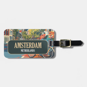 Etiqueta de Bagagem Decal Cidade de Amsterdã
