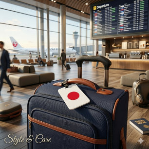 Etiqueta De Bagagem Decoração Distintiva Inspirada no Japão