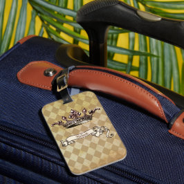 Etiqueta De Bagagem Decreto Real Personalizado