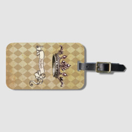 Etiqueta De Bagagem Decreto Real Personalizado