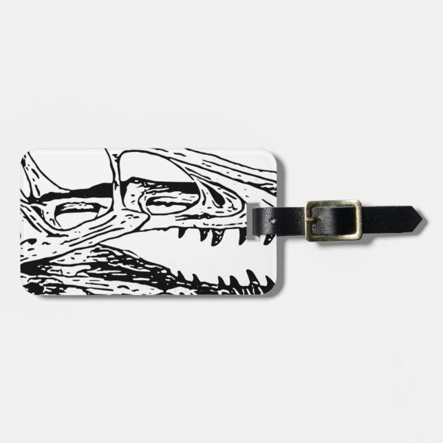 Etiqueta De Bagagem Deinonychus (Frente Horizontal)