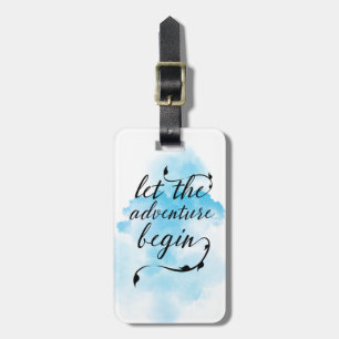 Etiqueta De Bagagem Deixe a aventura começar o Tag