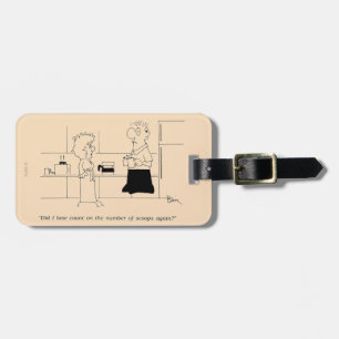 Etiqueta De Bagagem Demasiado café
