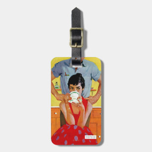 Etiqueta De Bagagem Demasiado tarde para compo