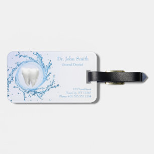 Etiqueta De Bagagem Dentista Dental Dental Tooth Professional