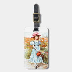 Etiqueta De Bagagem Desenho do vintage: O jardim de Mary