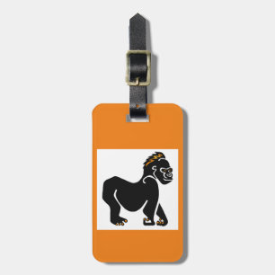 Etiqueta De Bagagem Desenho manual - GORILLA - Primato - Vida selvagem