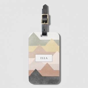 Etiqueta De Bagagem design abstrato
