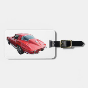 Etiqueta De Bagagem Design clássico de Chevrolet Corvette