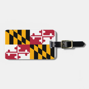 Etiqueta De Bagagem Design da bandeira do estado de Maryland