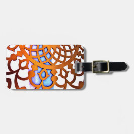 Etiqueta De Bagagem Design de Portão Árabe