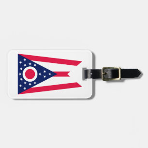 Etiqueta De Bagagem Design de Sinalizador do Estado de Ohio