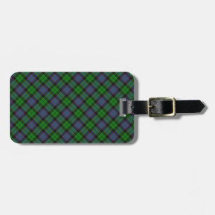Etiqueta De Bagagem Design escocês do Tartan do clã de Ferguson