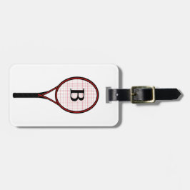 Etiqueta De Bagagem Design tênis Racket