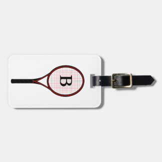 Etiqueta De Bagagem Design tênis Racket