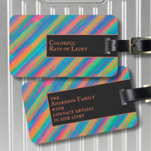 Dias Coloridos de Luz caindo na escuridão