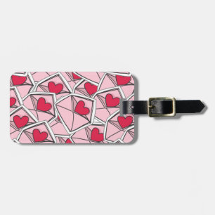 Etiqueta De Bagagem Dias de os namorados nos envelopes