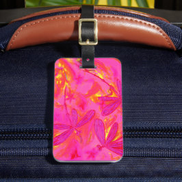 Etiqueta De Bagagem Dias de Preguiçoso de Voo de Dragonfly