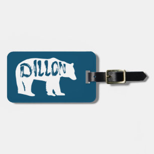 Etiqueta De Bagagem Dillon Colorado Bear