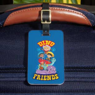 Etiqueta De Bagagem Dino Friends Dino Ranch