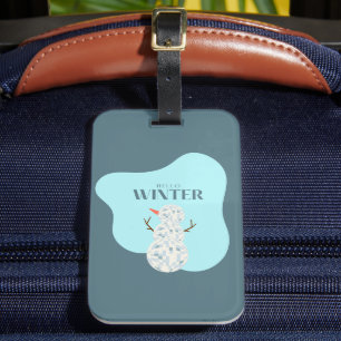 Etiqueta De Bagagem Disball Snowman
