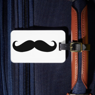 Etiqueta De Bagagem Disfarce do bigode engraçado