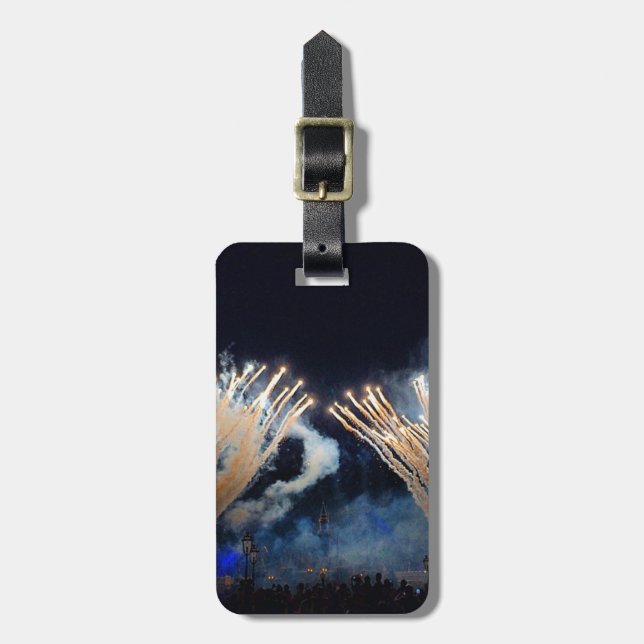 Etiqueta De Bagagem Disneylândia HK (Frente Vertical)