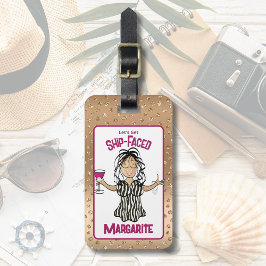 Etiqueta De Bagagem Dito engraçado de desenho animado feminino Cruzeir
