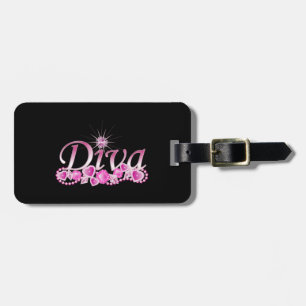 Etiqueta De Bagagem Diva Bling
