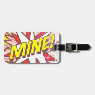 Etiqueta De Bagagem Diversão da Bela de Voz MINA Retrorna Caderna