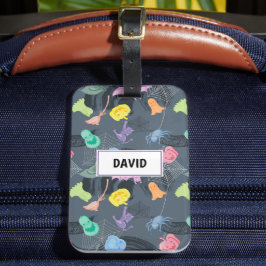 Etiqueta De Bagagem Diversão personalizável do Dia das Bruxas