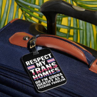 Divertido Respeite Meus Amigos Trans Mês do Orgulh