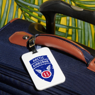 Etiqueta De Bagagem Divisão "Ângulos Árcticos" da Divisão de Voo 11