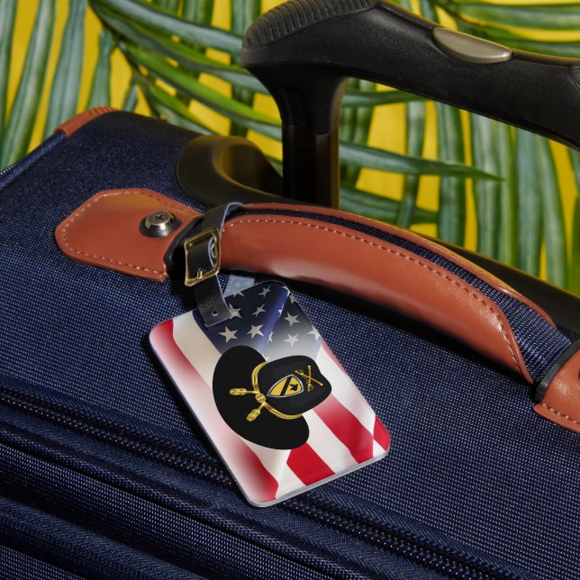 Etiqueta De Bagagem Divisão de Cavalaria da rua (Frente Insitu 1)