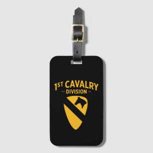 Etiqueta De Bagagem Divisão de Cavalaria de 1rua - Crachá da Primeir