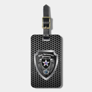 Etiqueta De Bagagem Divisão de Infantaria do segundo "Divisão Indígena