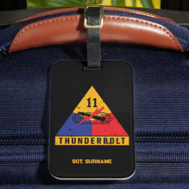 Etiqueta De Bagagem Divisão "Thunderbolt" blindada com 11