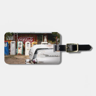 Etiqueta De Bagagem Dixon, New mexico, os Estados Unidos. Carro