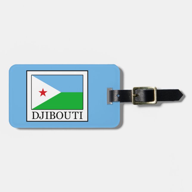 Etiqueta De Bagagem Djibuti (Frente Horizontal)