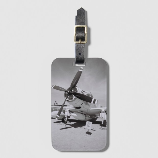 Etiqueta de bagagem do avião (Frente Vertical)