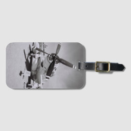 Etiqueta de bagagem do avião