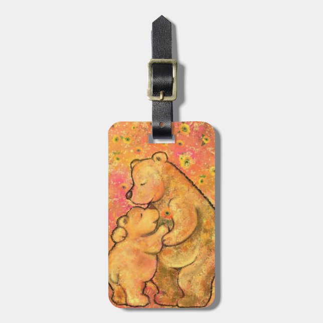 Etiqueta de Bagagem do Bear (Frente Vertical)