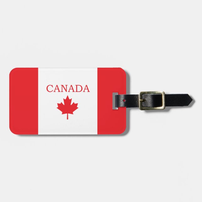 Etiqueta de bagagem do Canadá (Frente Horizontal)